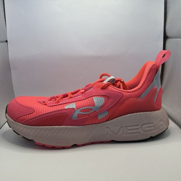 Under Armour HOVR Mega 2 MVMNT Mens 12 Pink Shock Running Sneakers 3026629-603 main image 12